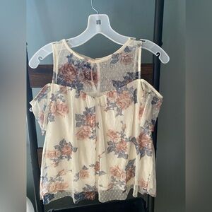 Floral Off the Shoulder Women’s Top